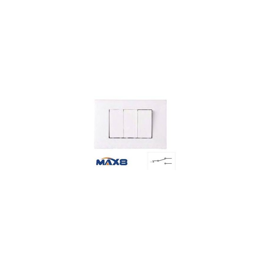 KIT 3 MODULI CON SUPPORTO +PLACCA +DEVIAT UNIPOL + 2COPRIFORO IMQ BIANCO KIT 3 MODULI CON SUPPORTO +PLACCA +DEVIAT UNIPOL + 2COPRIFORO IMQ BIANCO