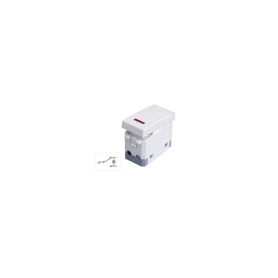 DEVIATORE UNIPOLARE 16A 125/250V CON SPIA LUMINOSA IMQ ANTRACITE DEVIATORE UNIPOLARE 16A 125/250V CON SPIA LUMINOSA IMQ ANTRACITE
