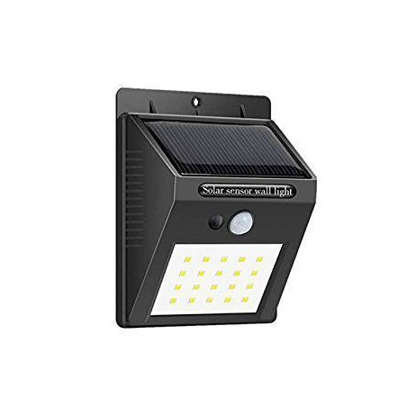 SOLARE LED LUCE XT ECO WEDGER C/SENS.3W 230LM BATT.3.7V PAN.SOL.0.5V