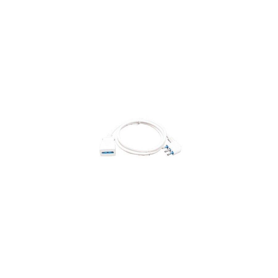 PROLUNGA LINEARE SP 16A2P+T PR BIP 10/16A2P+T CAVO 3X1.5MM 5M IMQ BIANCA
