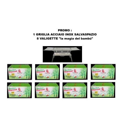 PROMO GRIGLIA PICCOLA + 8 BAMBU'