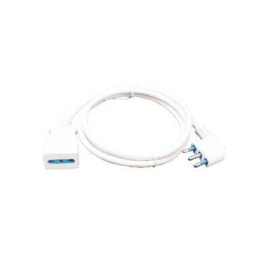 PROLUNGA LINEARE SP 16A 2P+T PR BIP 10/16A 2P+T CAVO 3X1.5MM 3 mt IMQ NERA