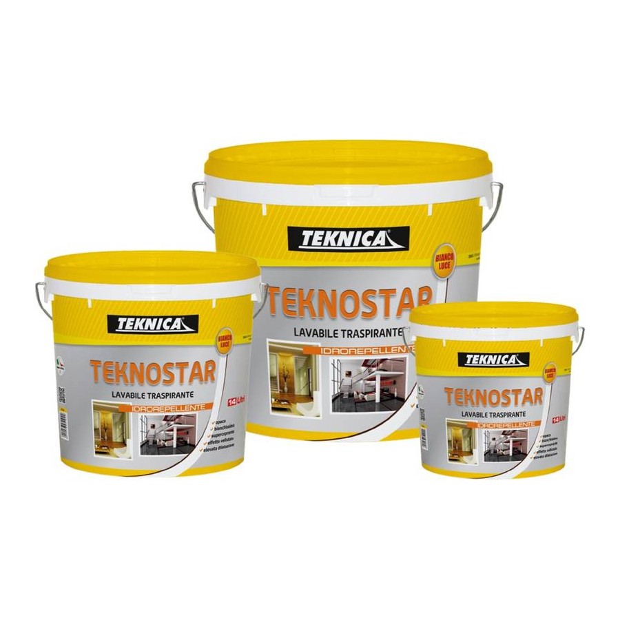 TEKNOSTAR IDROPITTURA LAVABILE 4 lt TEKNOSTAR IDROPITTURA LAVABILE 4 lt