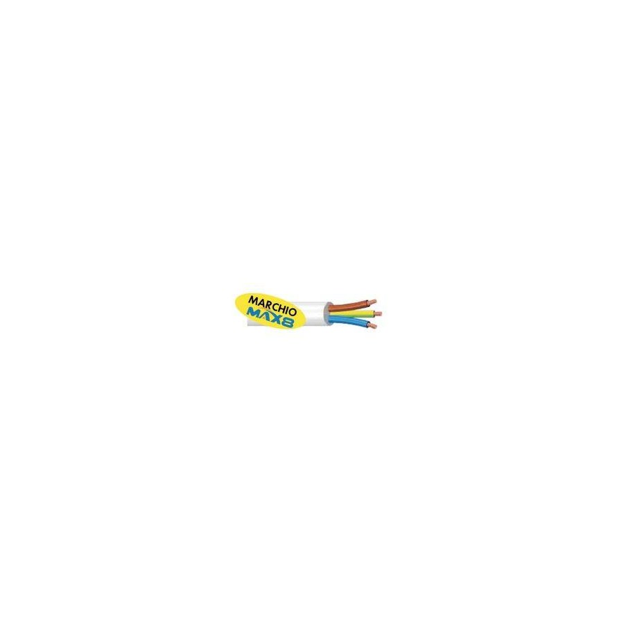 MATASSINA CAVO ELETTRICO ISOLANTE IN PVC 3X0.75MM 5M NERO