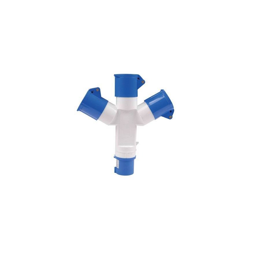 MOLTIPLICATORE PRESE INDUSTRIALI 1 SP CEE 16A2P+T 3 PR CEE 16A 2P+T IP44 MOLTIPLICATORE PRESE INDUSTRIALI 1 SP CEE 16A2P+T 3 PR CEE 16A 2P+T IP44