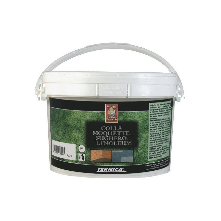 COLLA MOQUETTE SUGHERO/LINOLEUM 4 kg COLLA MOQUETTE SUGHERO/LINOLEUM 4 kg