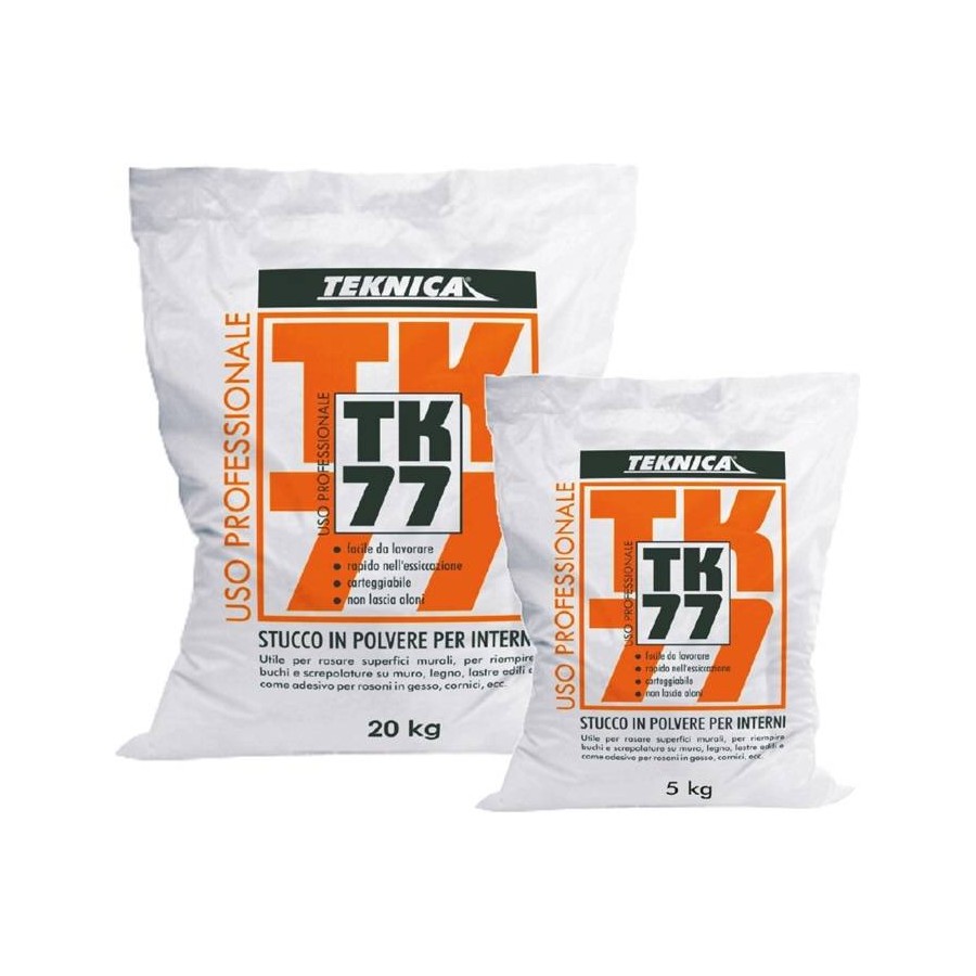 STUCCO FINE PER INTERNI TK77 5 kg STUCCO FINE PER INTERNI TK77 5 kg
