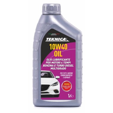 OLIO MOTORE 4T 10W40 SEMISINTETICO 1 LITRO