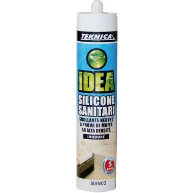 SILICONE NEUTRO SANITARIO IDEA TRASPAR. 310 ml