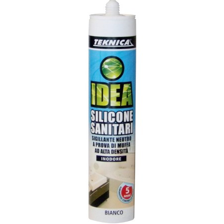 SILICONE NEUTRO SANITARIO IDEA TRASPAR. 310 ml